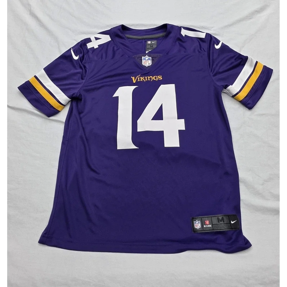 Nike On-Field Dri-Fit Minnesota Vikings Stefon Diggs Stitched NFL Purple Jersey